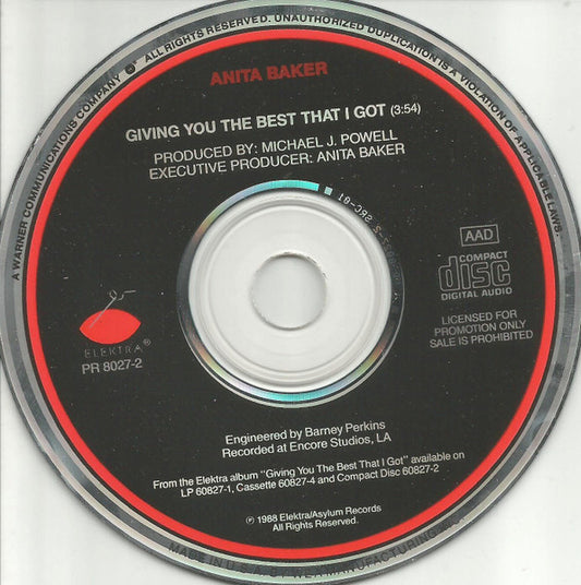 Anita Baker – Giving You The Best That I Got